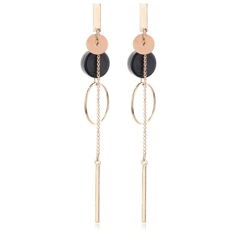 2026 New Gold Color Long Crystal Tassel Dangle Earrings for Women Wedding Drop Earring Fashion Jewelry Gifts